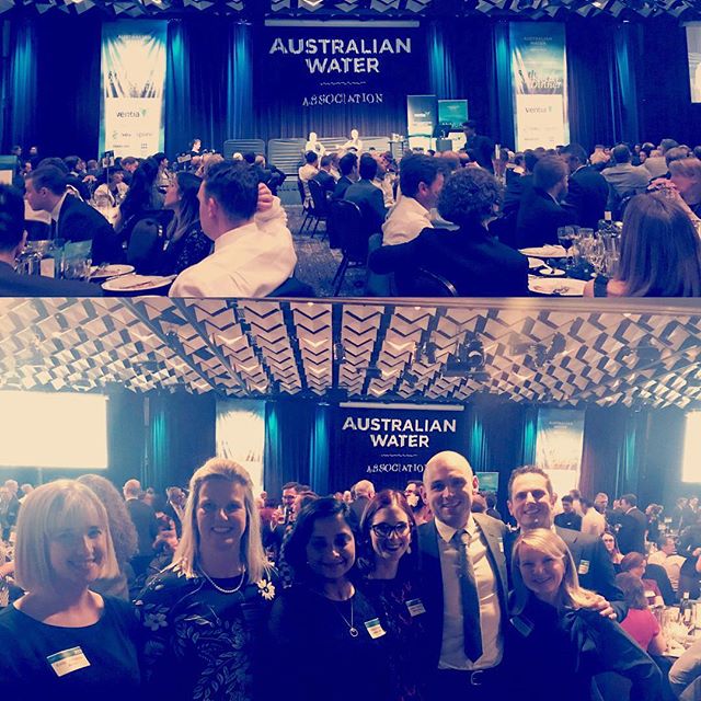 Great to catch up with our water industry colleagues at the 56th Annual AWA Dinner and to hear from the 2018 Australian Water Professional of the Year, Ciara Sterling. As the driving force behind the WaterCare initiative and Head of the Thriving Communities Partnership, Ciara has been relentless in her support of vulnerable customers and commitment to tackling complex problems. We're proud to be a part of this important sector.