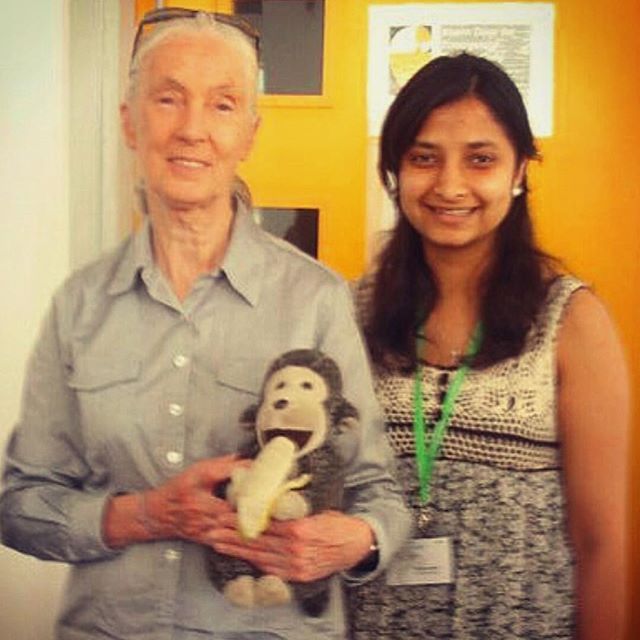 Congrats to our latest B the Change winner – Mahima Kalla!

Every month at Nation Partners, a member of the team is awarded for their efforts going above and beyond.

As part of this award, Mahima will donate to Dr Jane Goodall’s Roots and Shoots program on behalf of the business. Roots and Shoots is a youth-led initiative of the @janegoodallau Institute that aims to inspire and empower youth to make a positive difference – a cause very close to Mahima’s heart.

Through Roots and Shoots, young people select a cause of their choice in the areas of animal welfare, environmental protection and social issues and create their own projects for their local schools or communities. Their global network is currently making a difference in over 100 countries.

As a university student, Mahima started and ran a Roots and Shoots group at Monash University, raising funds for HIV positive orphans, campaigning for fair trade product use within the university and organising various tree planting drives among other initiatives.

Mahima is pictured here as a second-year university student with Dr Jane Goodall, representing the Australian Roots and Shoots groups at the Asia Pacific Youth Summit in Hong Kong. Great stuff Mahima! 
@rootsandshoots
